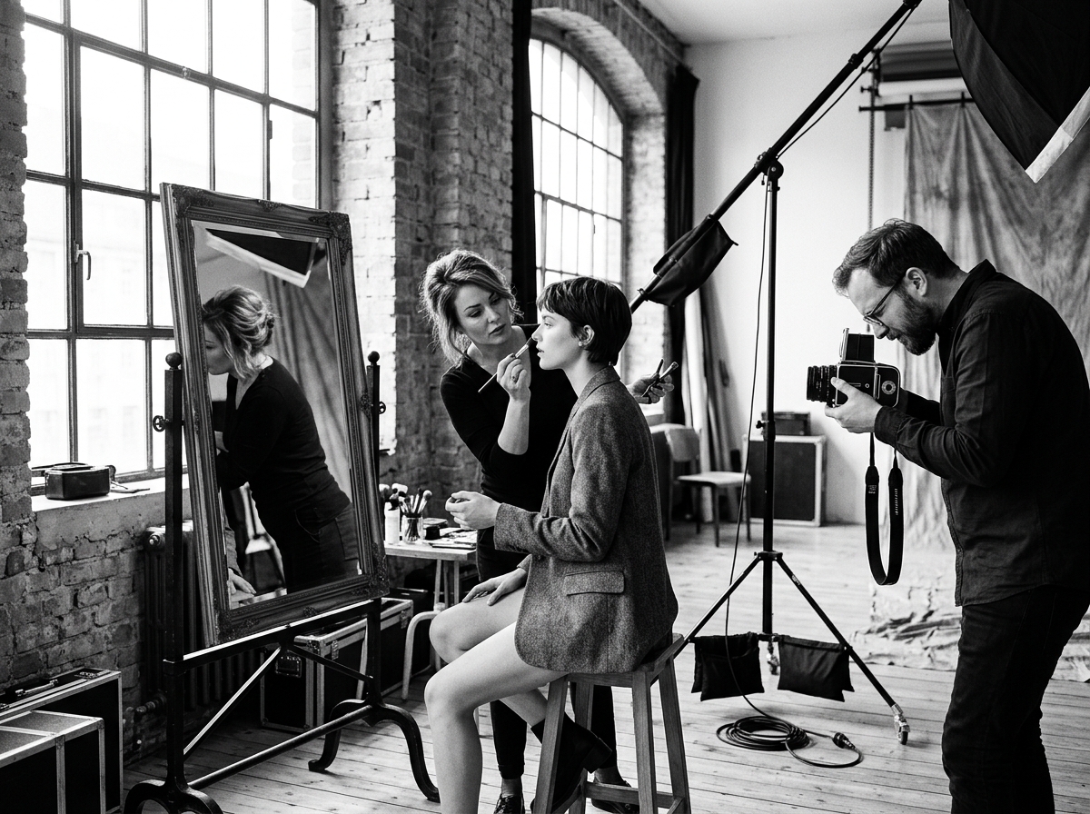 Portrait creative network connecting photographers, models, makeup artists and photo studios